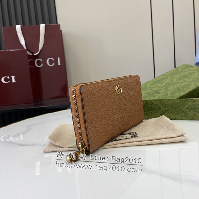 Gucci專櫃古馳最新款Marmont系列長夾全皮男女款長錢包 jh2094型號：739499